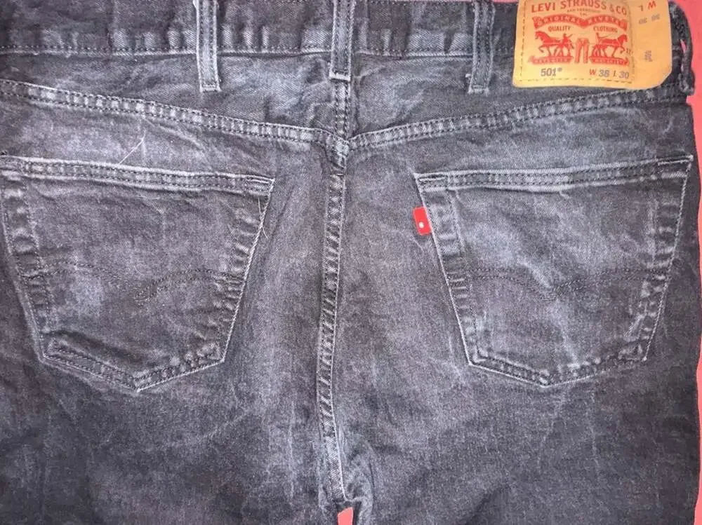 Levi's 501 Original Fit Black Jeans